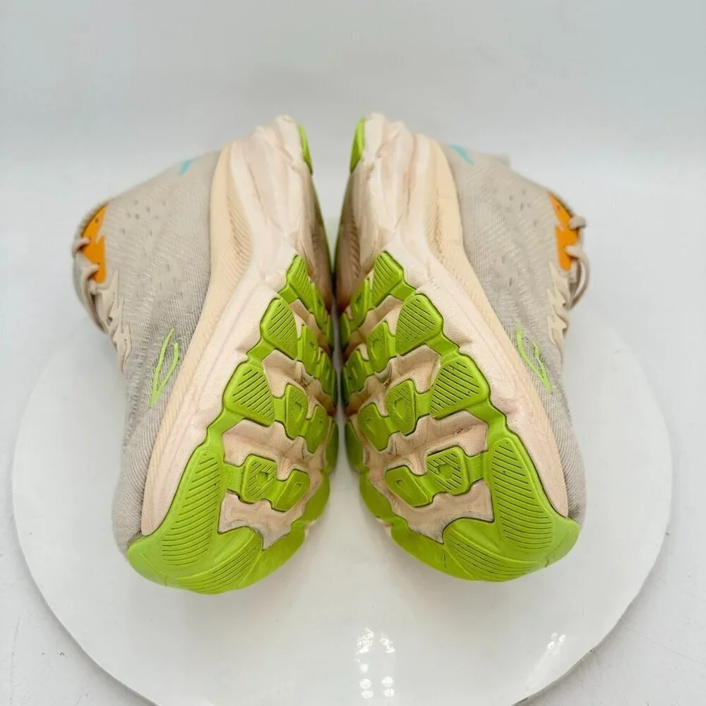 Hoka One One Clifton 9 Women Size 9.5B 1127896-VLS Vanilla Astral Mesh Sneaker